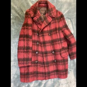 coach long wool coat /size s